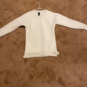 Sweater with thumb holes
